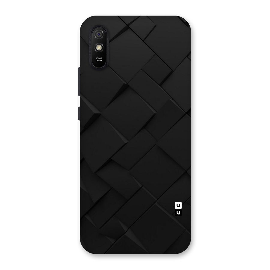 Black Elegant Design Back Case for Redmi 9i