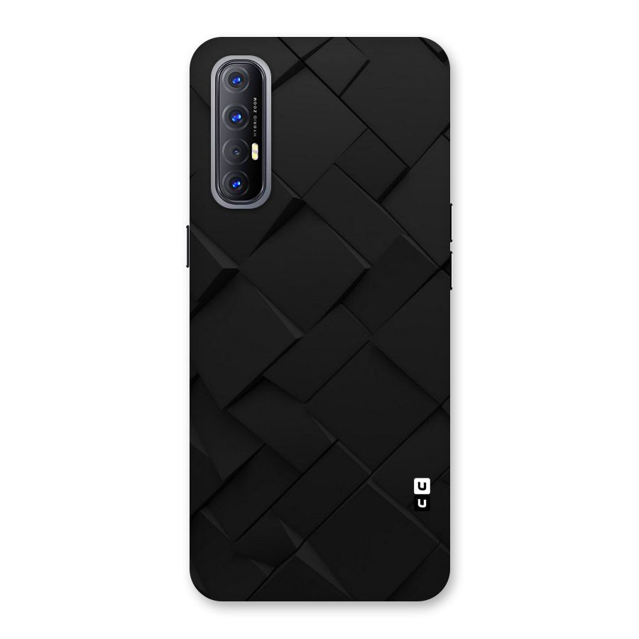 Black Elegant Design Back Case for Reno3 Pro