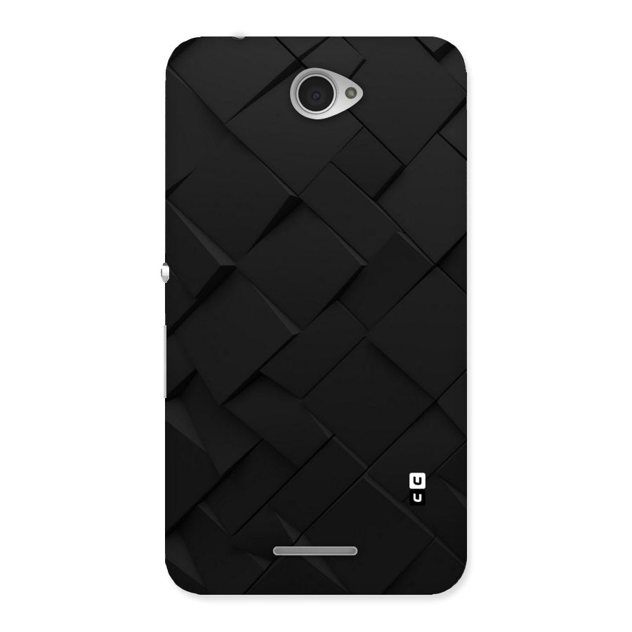 Black Elegant Design Back Case for Sony Xperia E4