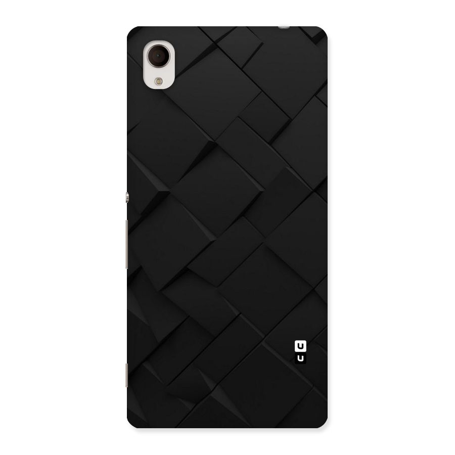 Black Elegant Design Back Case for Sony Xperia M4