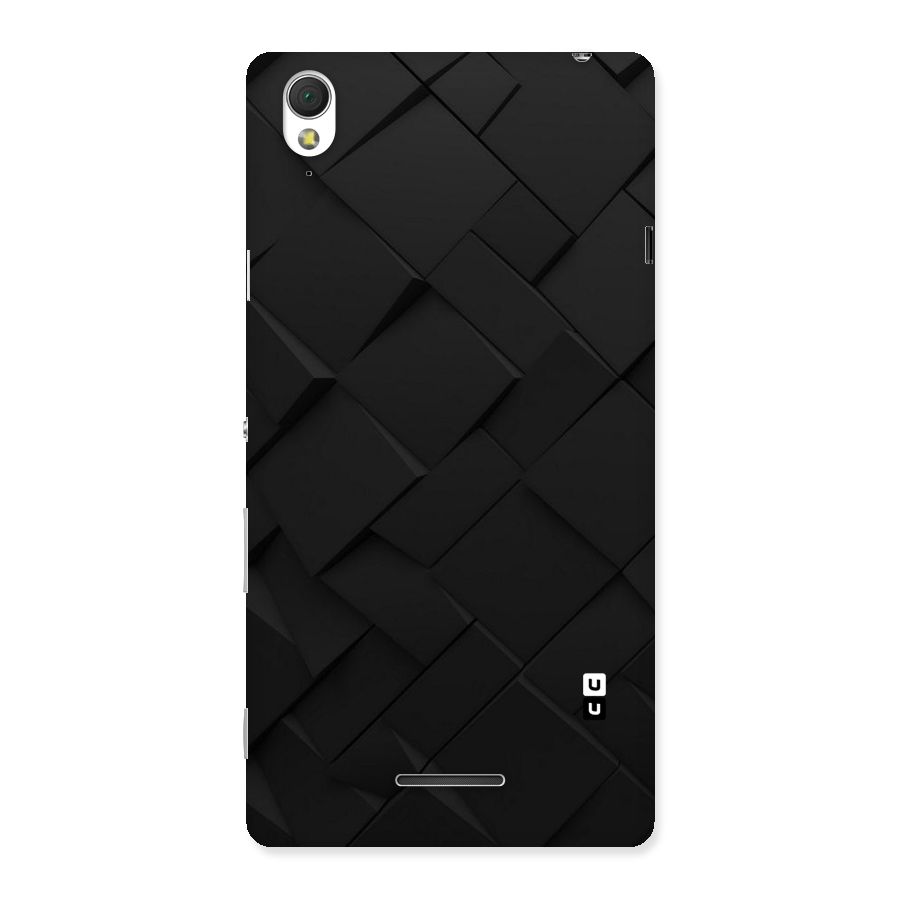 Black Elegant Design Back Case for Sony Xperia T3