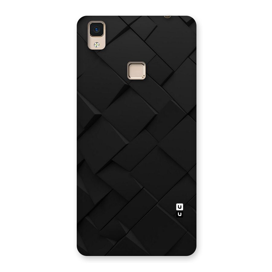 Black Elegant Design Back Case for V3 Max