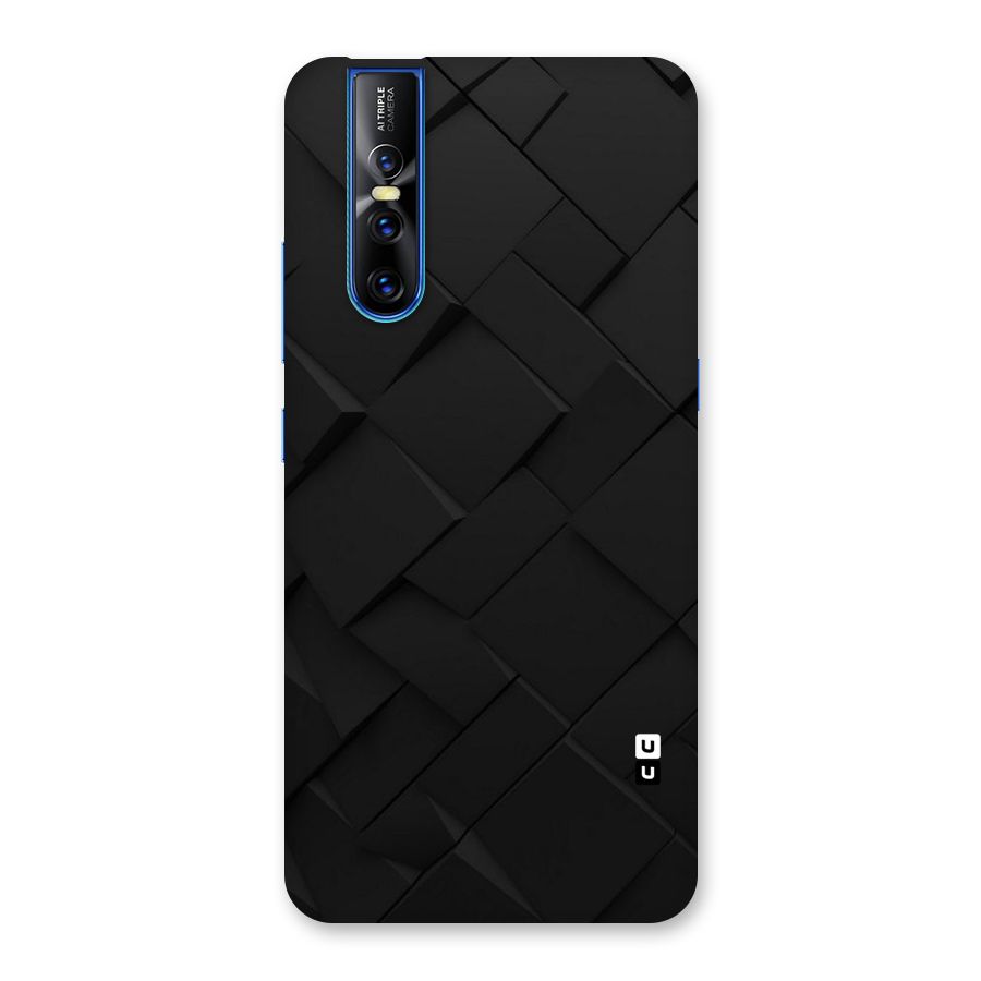 Black Elegant Design Back Case for Vivo V15 Pro