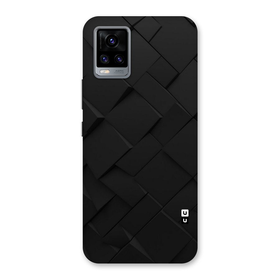 Black Elegant Design Back Case for Vivo V20