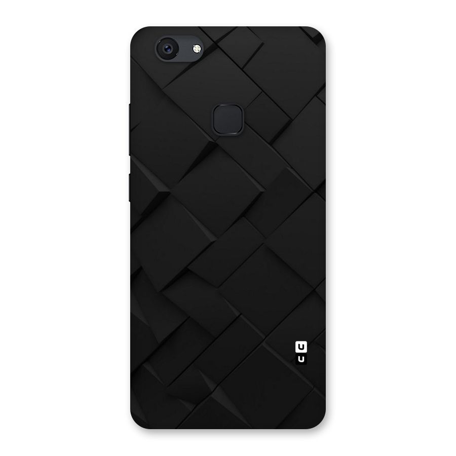 Black Elegant Design Back Case for Vivo V7 Plus