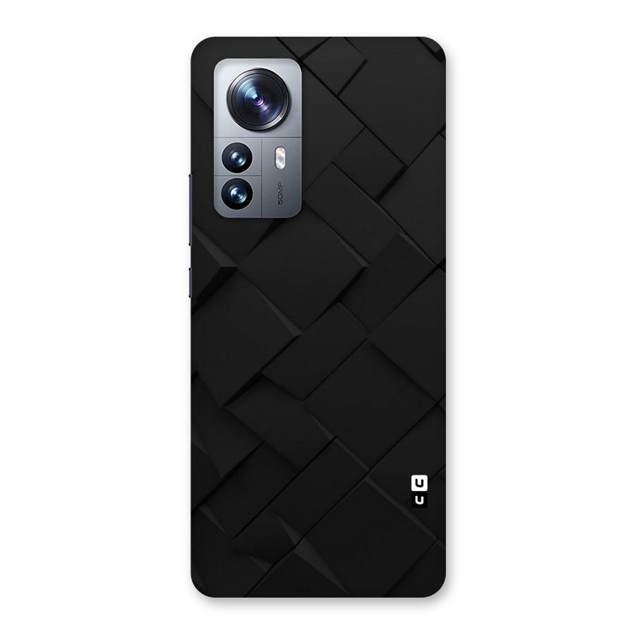 Black Elegant Design Back Case for Xiaomi 12 Pro