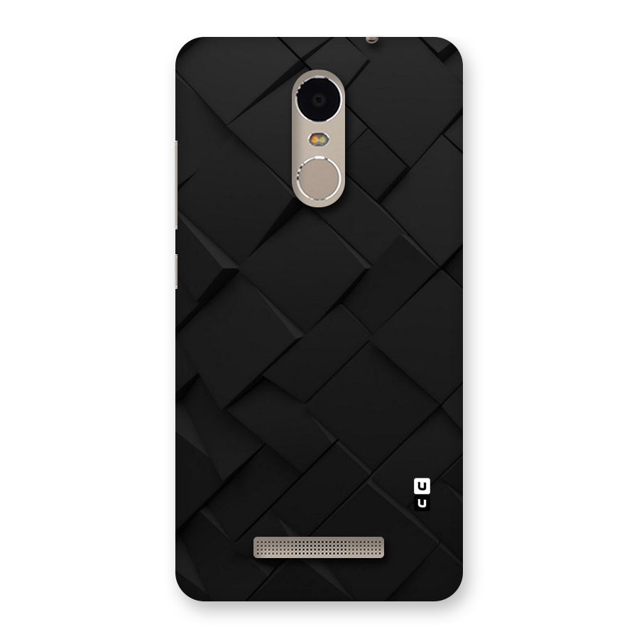 Black Elegant Design Back Case for Xiaomi Redmi Note 3