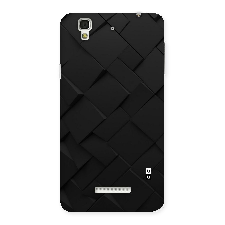 Black Elegant Design Back Case for YU Yureka Plus