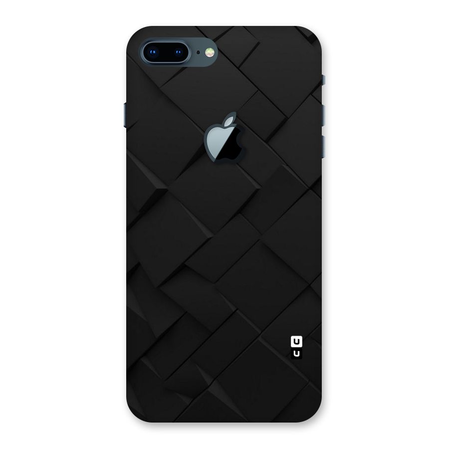 Black Elegant Design Back Case for iPhone 7 Plus Apple Cut