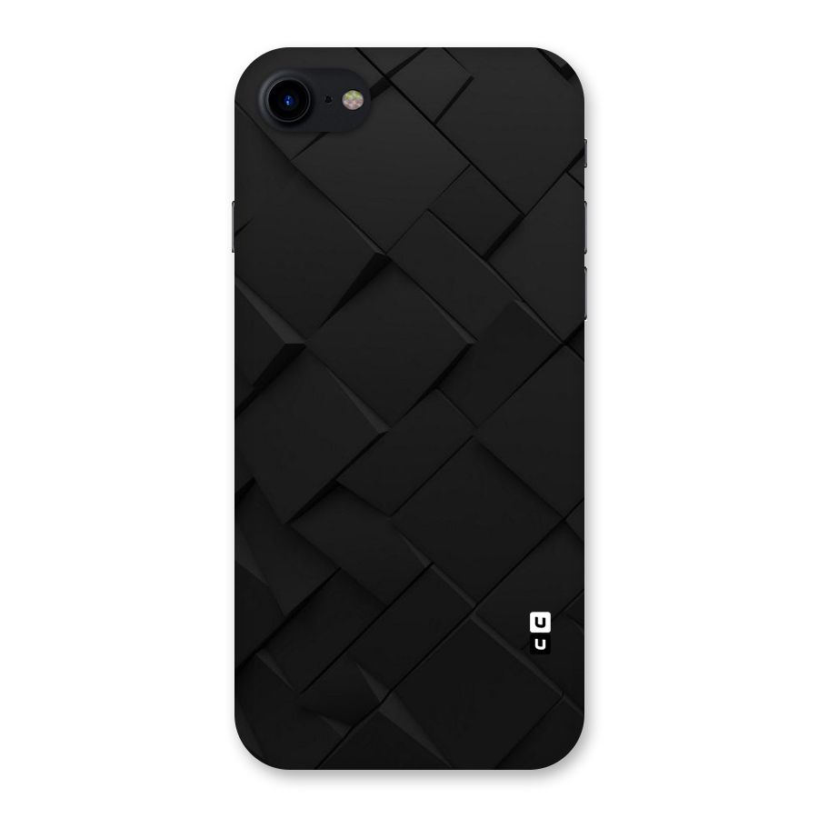 Black Elegant Design Back Case for iPhone SE 2020