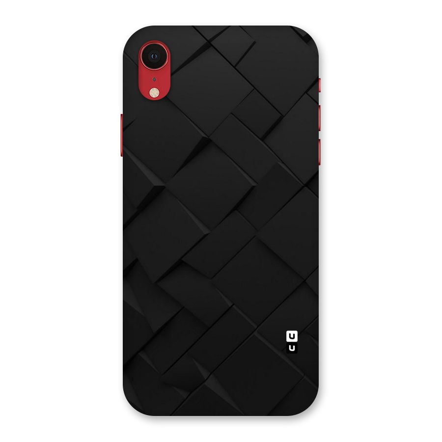 Black Elegant Design Back Case for iPhone XR