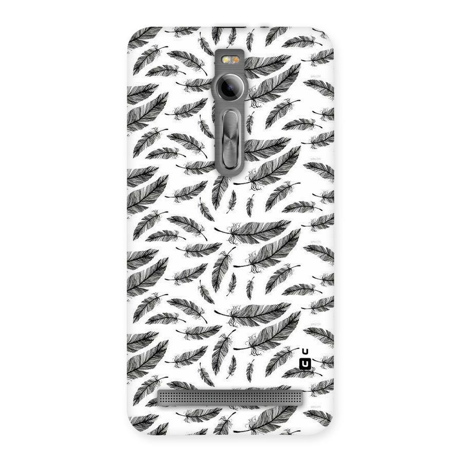Black Feather Back Case for Asus Zenfone 2