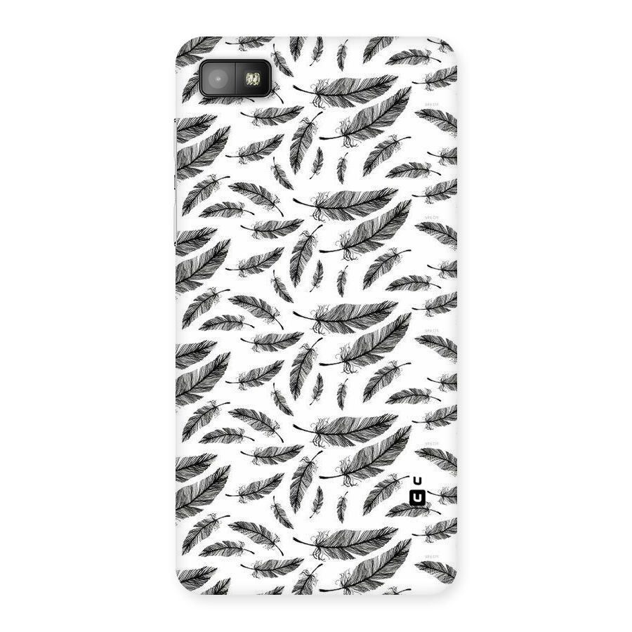 Black Feather Back Case for Blackberry Z10