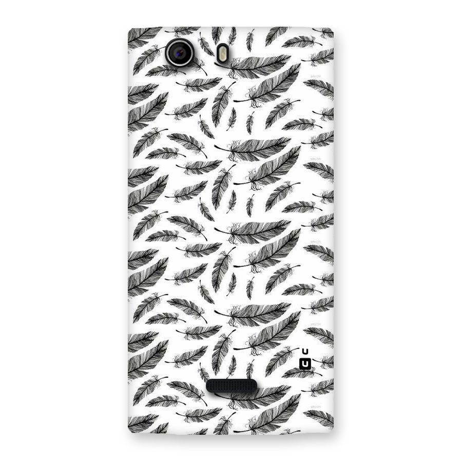 Black Feather Back Case for Canvas Nitro 2 E311