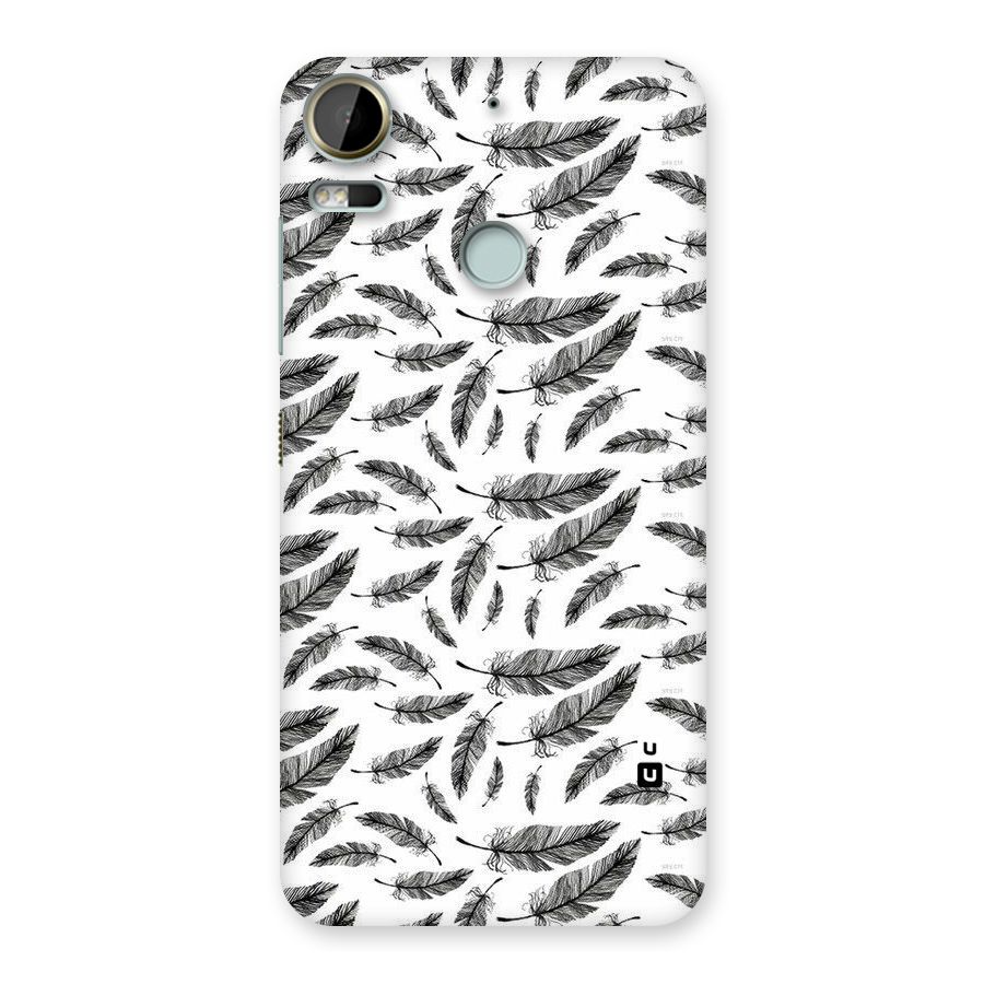 Black Feather Back Case for Desire 10 Pro