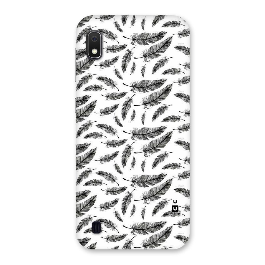 Black Feather Back Case for Galaxy A10