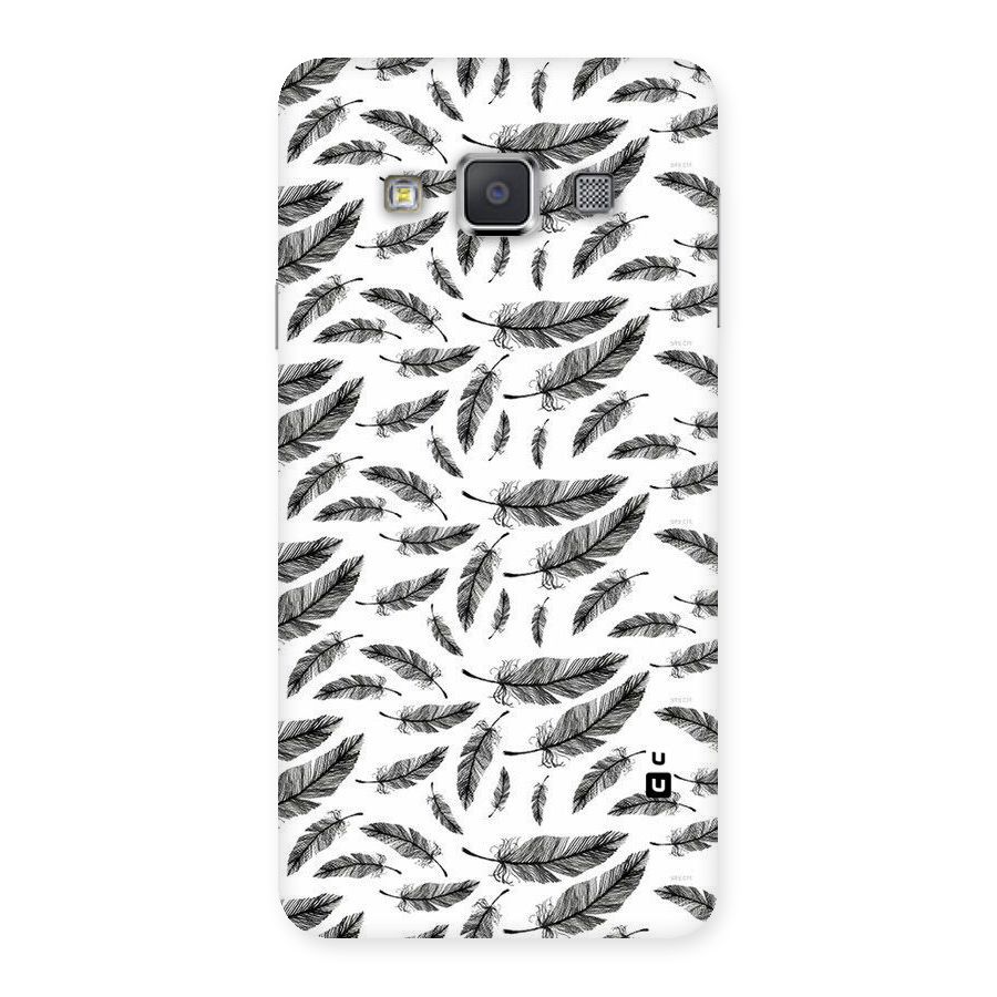 Black Feather Back Case for Galaxy A3