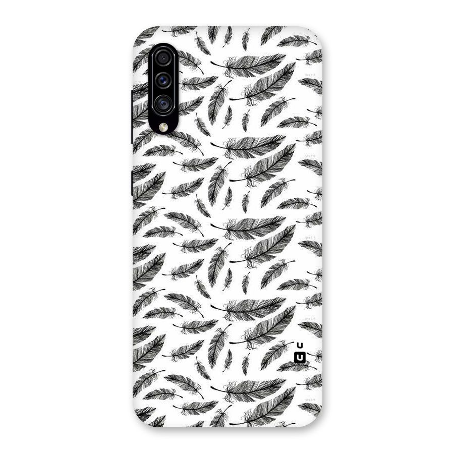 Black Feather Back Case for Galaxy A30s
