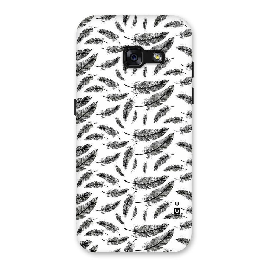 Black Feather Back Case for Galaxy A3 (2017)