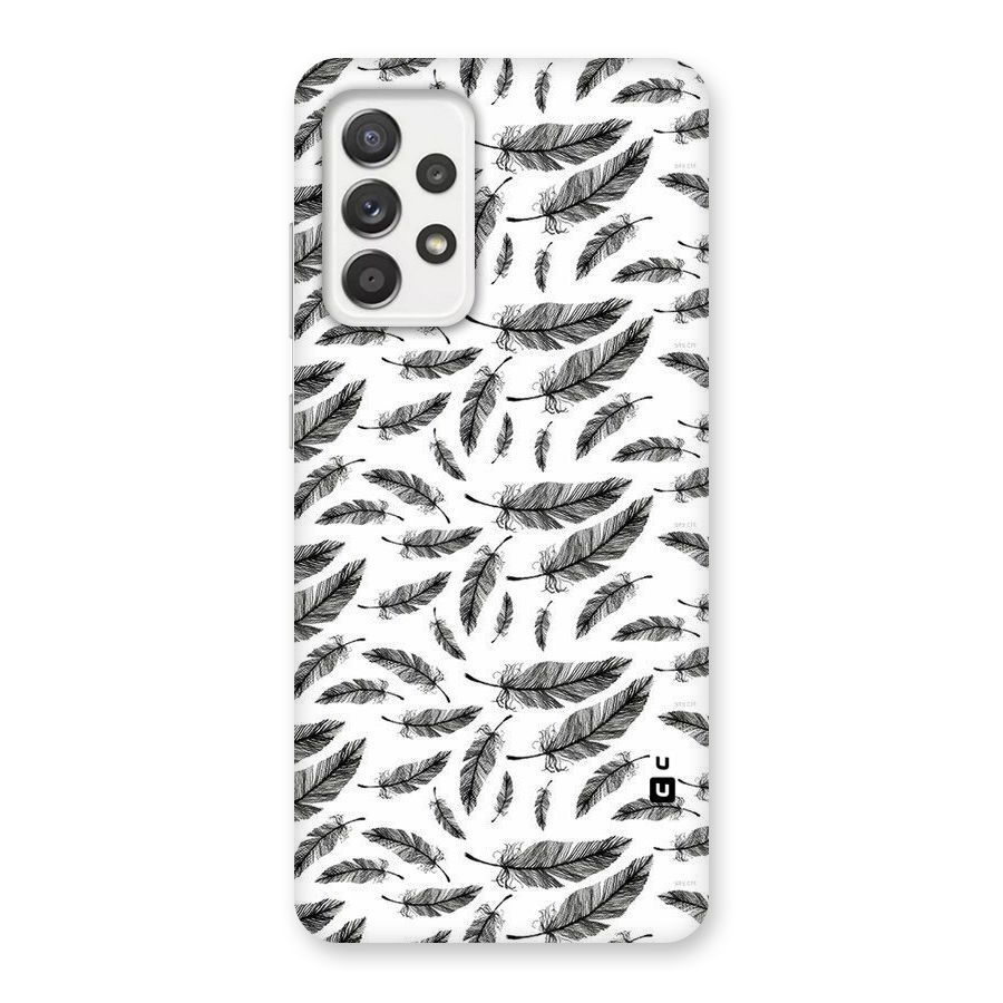 Black Feather Back Case for Galaxy A52