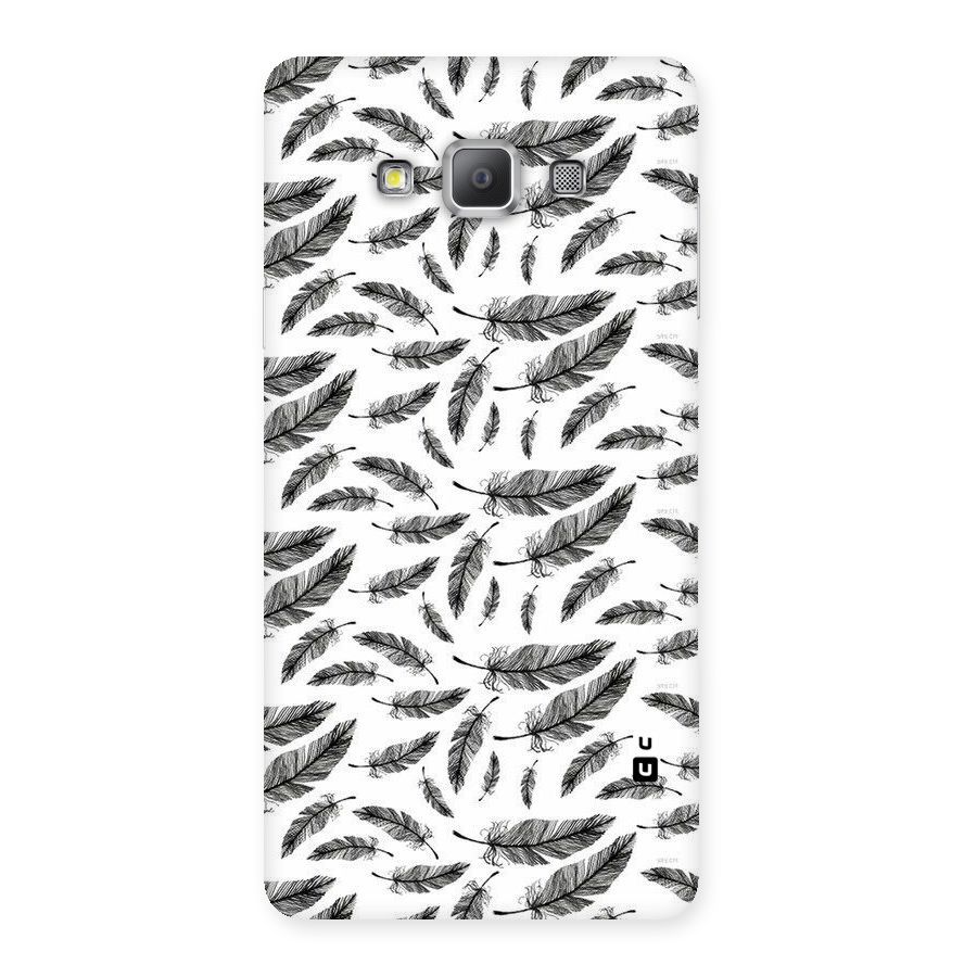 Black Feather Back Case for Galaxy A7