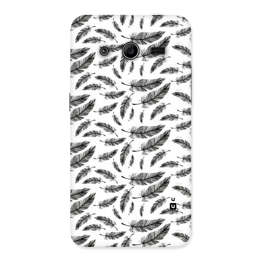Black Feather Back Case for Galaxy Core 2