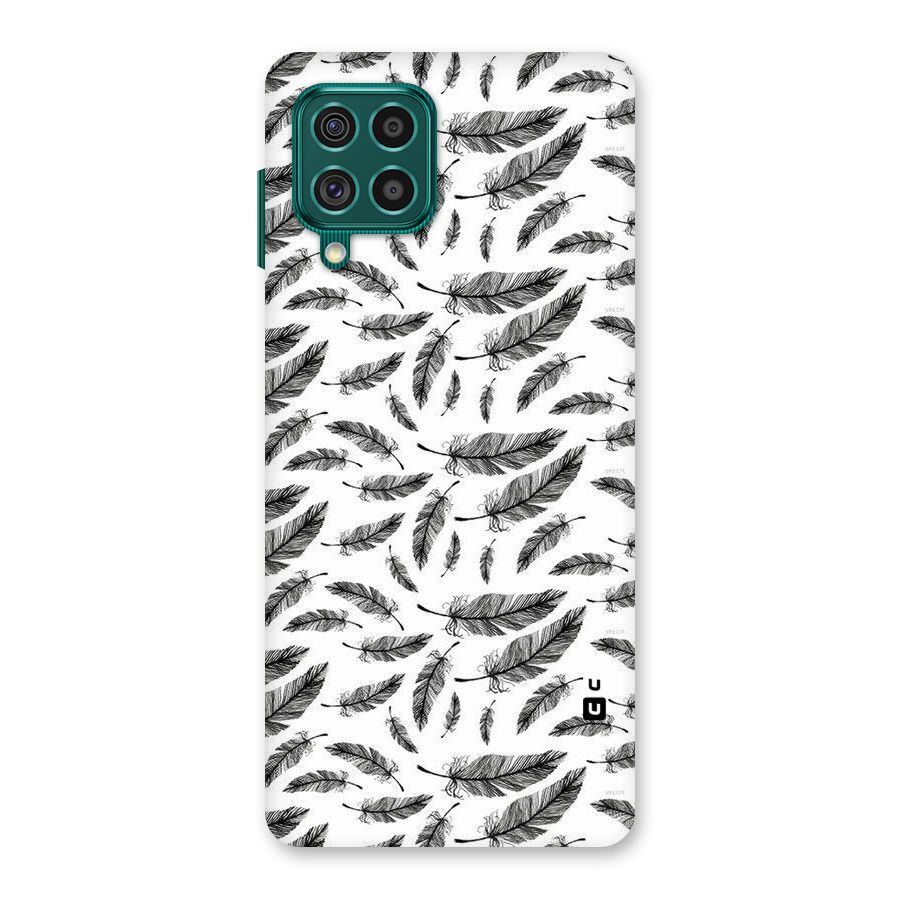 Black Feather Back Case for Galaxy F62