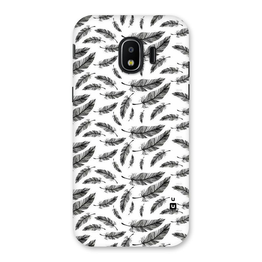 Black Feather Back Case for Galaxy J2 Pro 2018