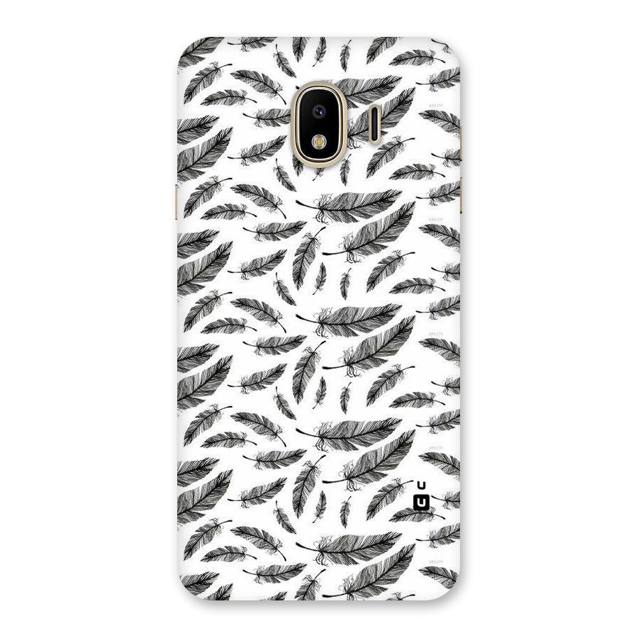Black Feather Back Case for Galaxy J4