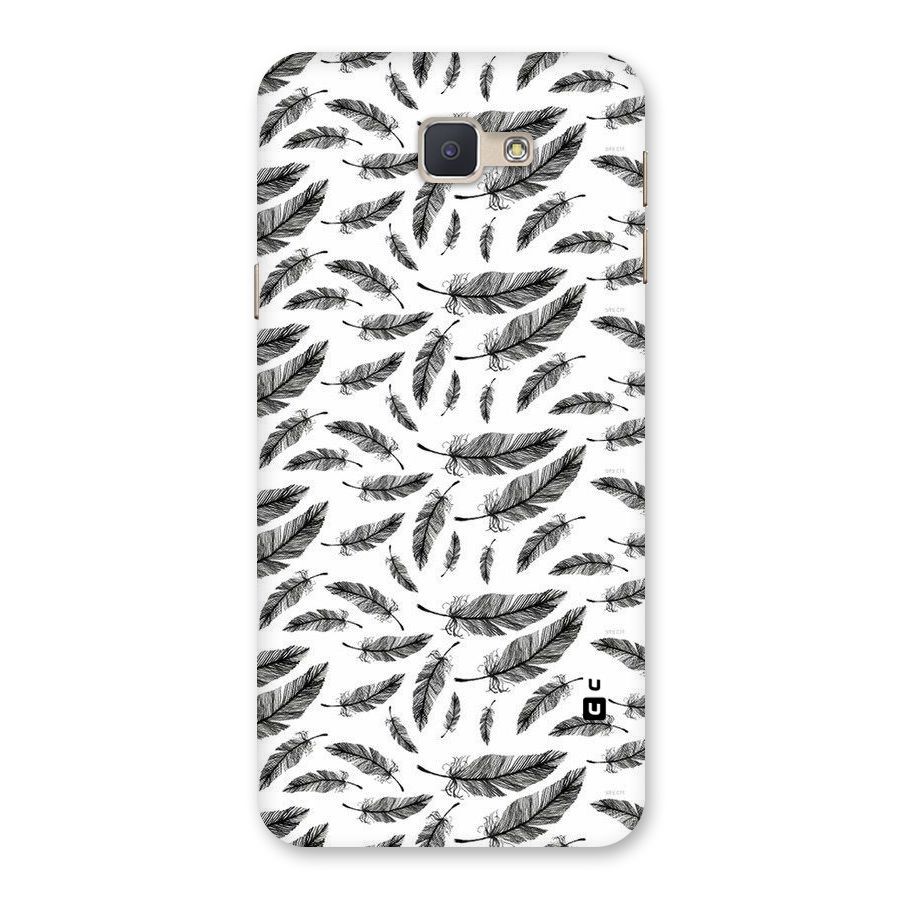 Black Feather Back Case for Galaxy J5 Prime
