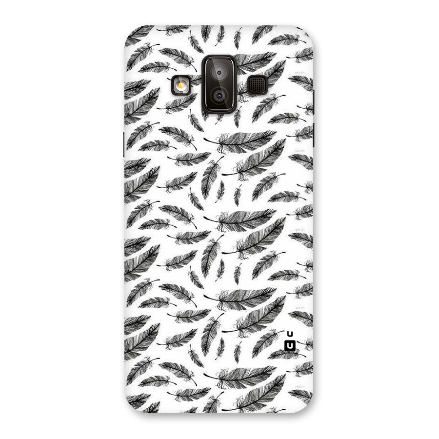 Black Feather Back Case for Galaxy J7 Duo