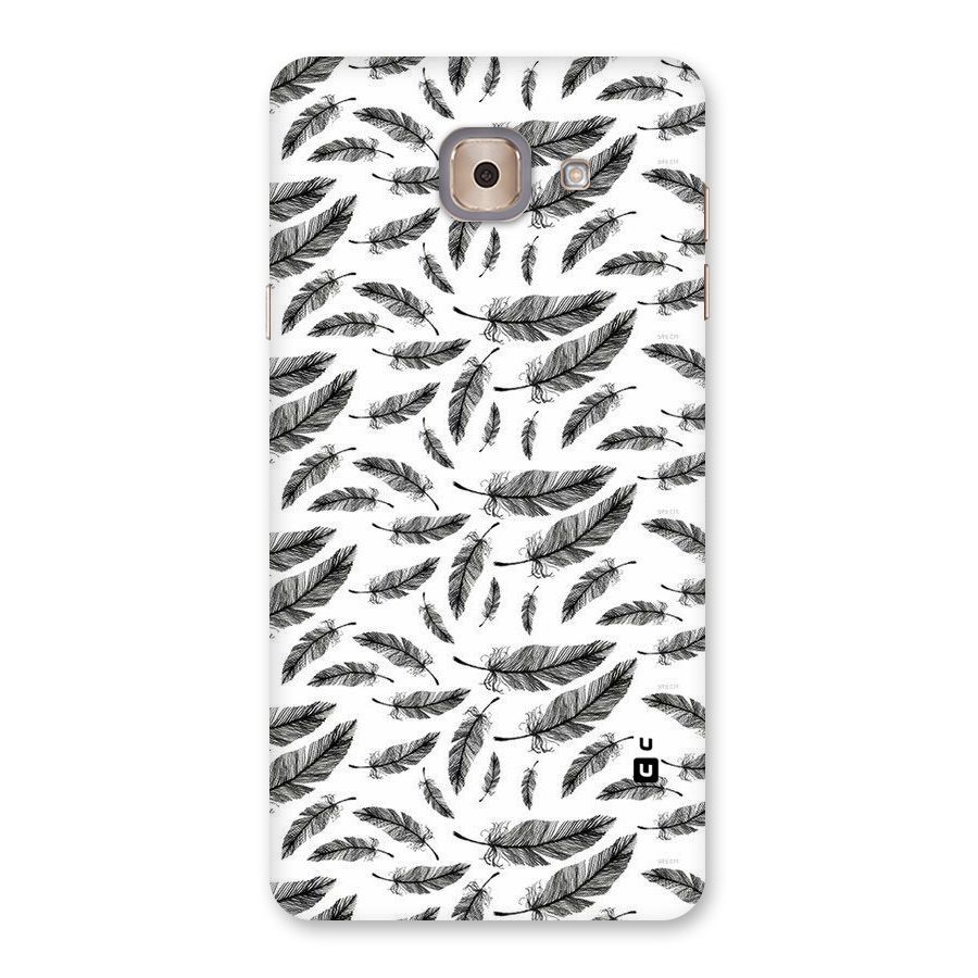 Black Feather Back Case for Galaxy J7 Max