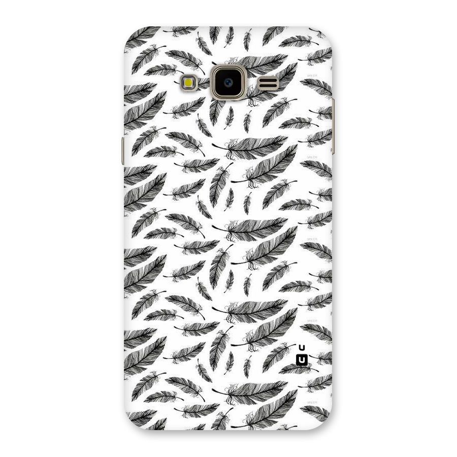 Black Feather Back Case for Galaxy J7 Nxt