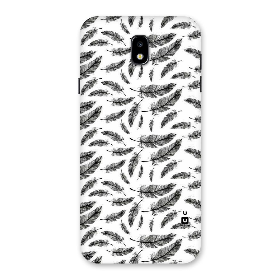 Black Feather Back Case for Galaxy J7 Pro