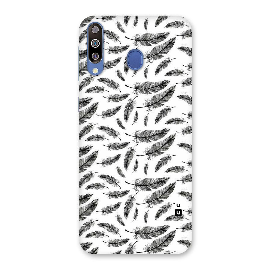 Black Feather Back Case for Galaxy M30