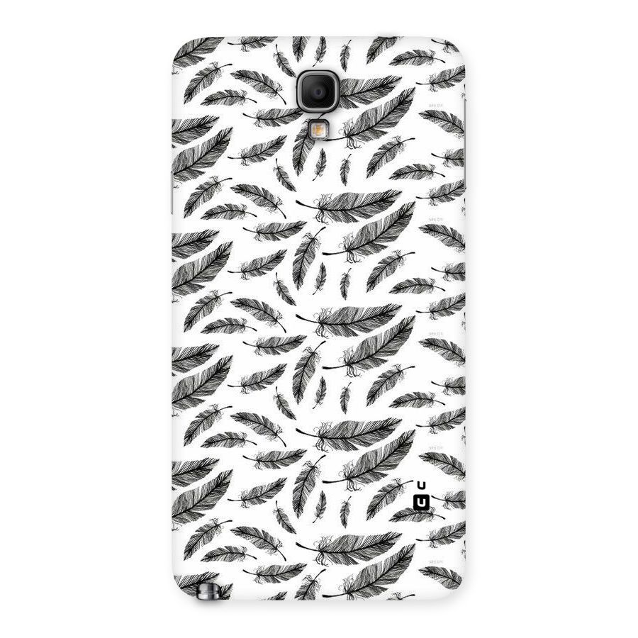 Black Feather Back Case for Galaxy Note 3 Neo