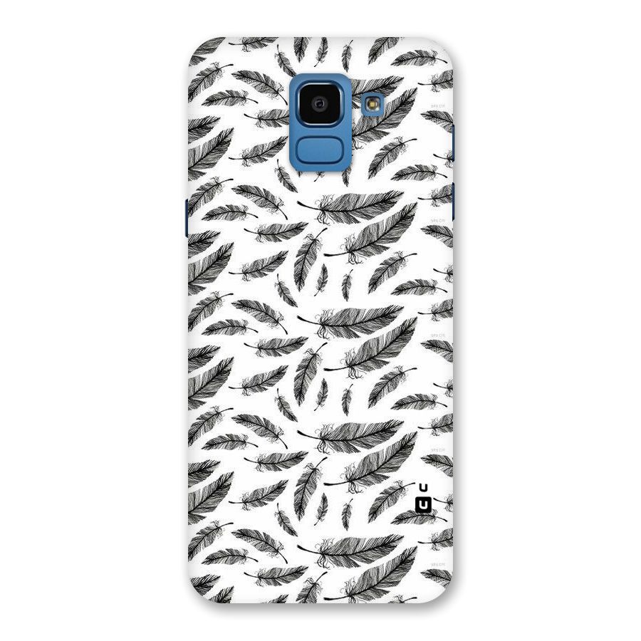 Black Feather Back Case for Galaxy On6