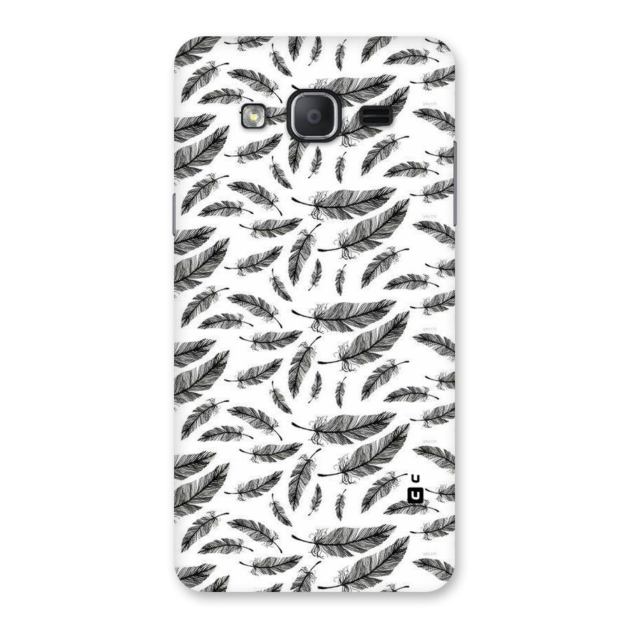 Black Feather Back Case for Galaxy On7 2015