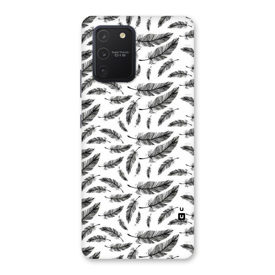 Black Feather Back Case for Galaxy S10 Lite
