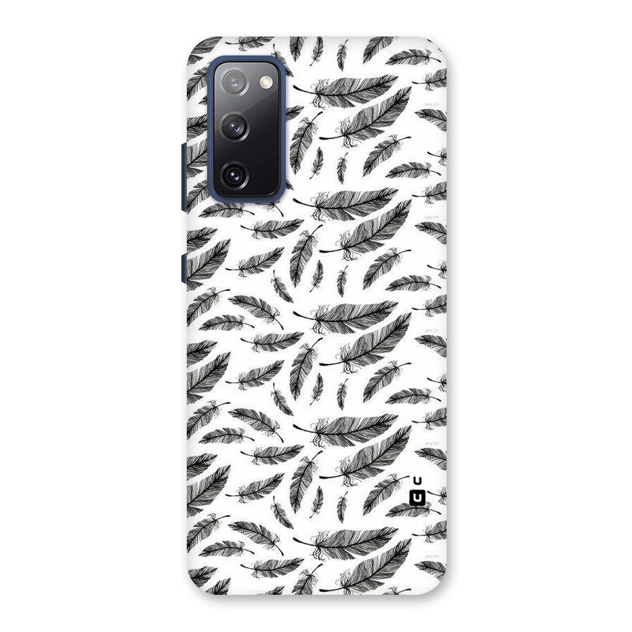 Black Feather Back Case for Galaxy S20 FE