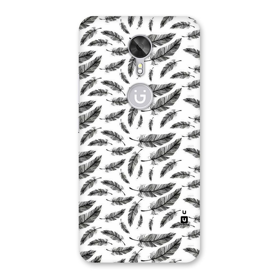 Black Feather Back Case for Gionee A1