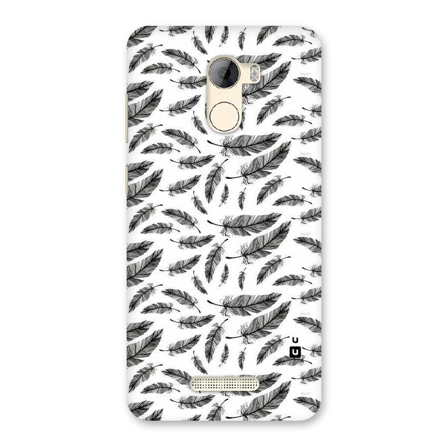 Black Feather Back Case for Gionee A1 LIte