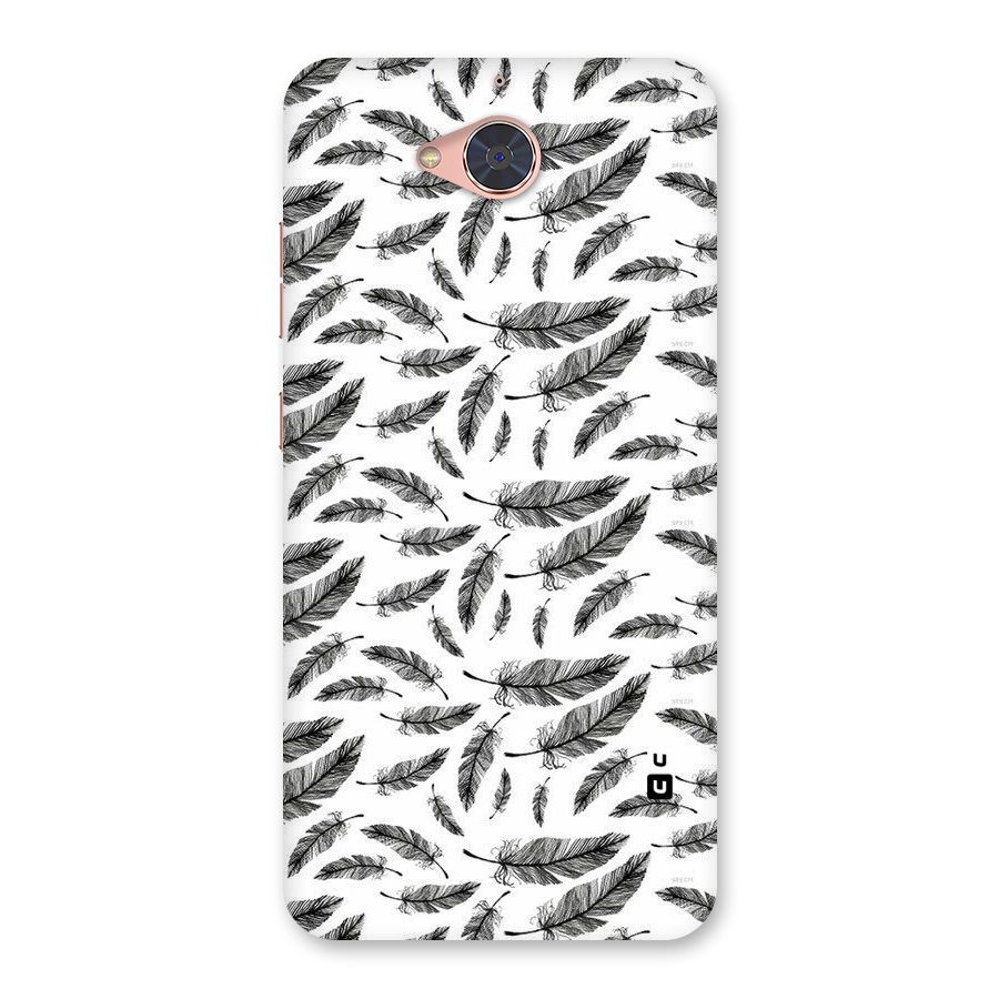 Black Feather Back Case for Gionee S6 Pro