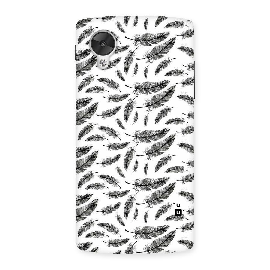 Black Feather Back Case for Google Nexsus 5