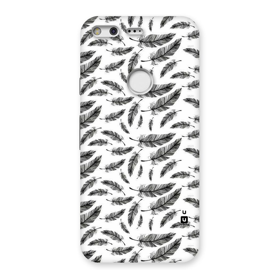 Black Feather Back Case for Google Pixel