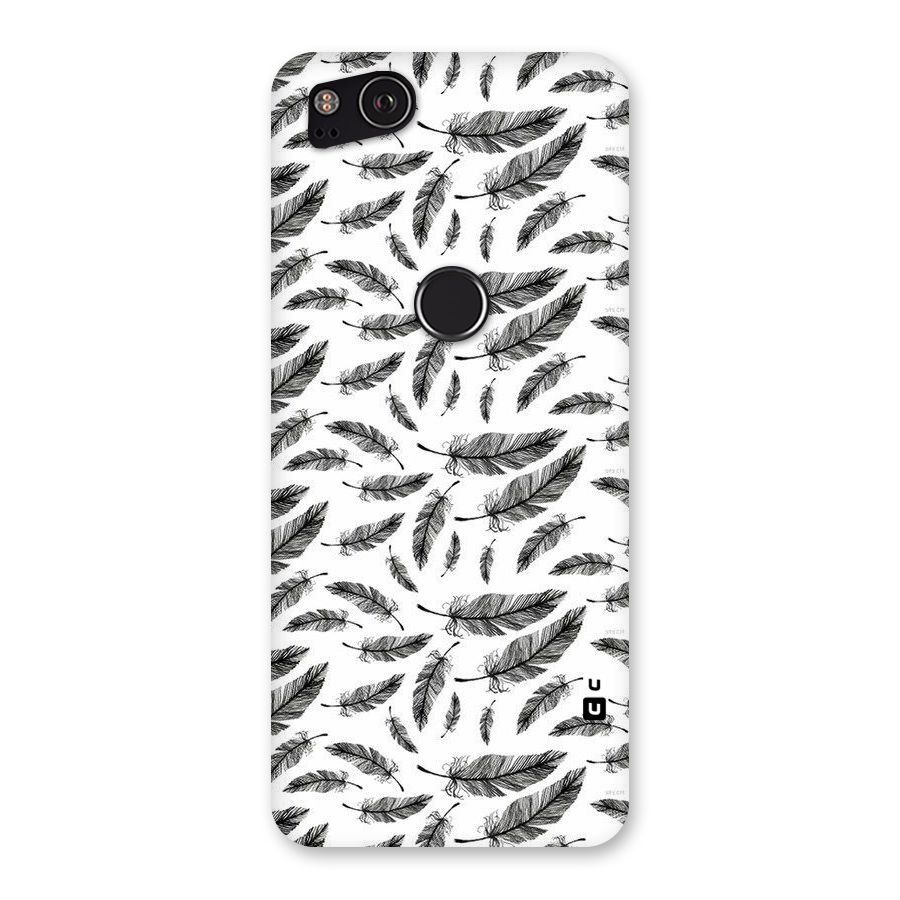 Black Feather Back Case for Google Pixel 2