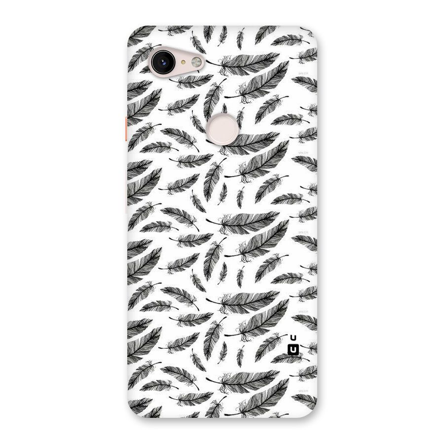 Black Feather Back Case for Google Pixel 3 XL