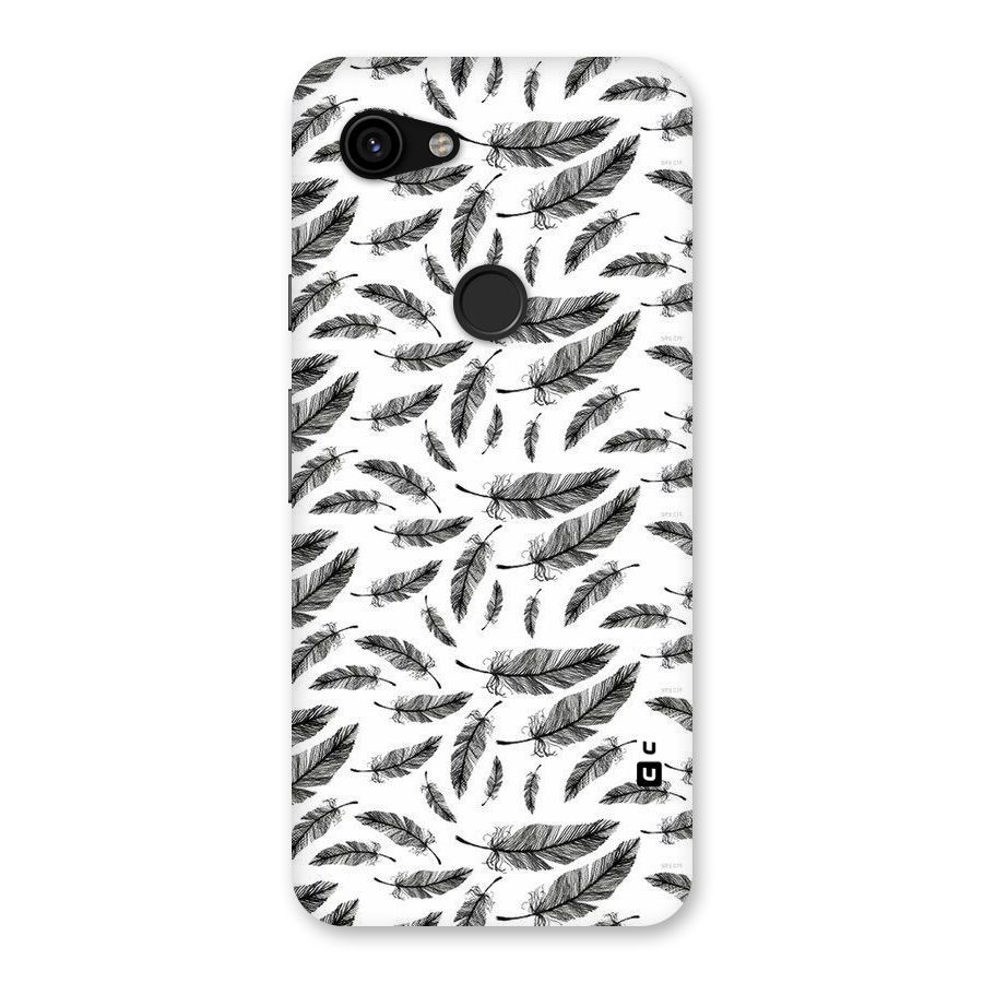 Black Feather Back Case for Google Pixel 3a