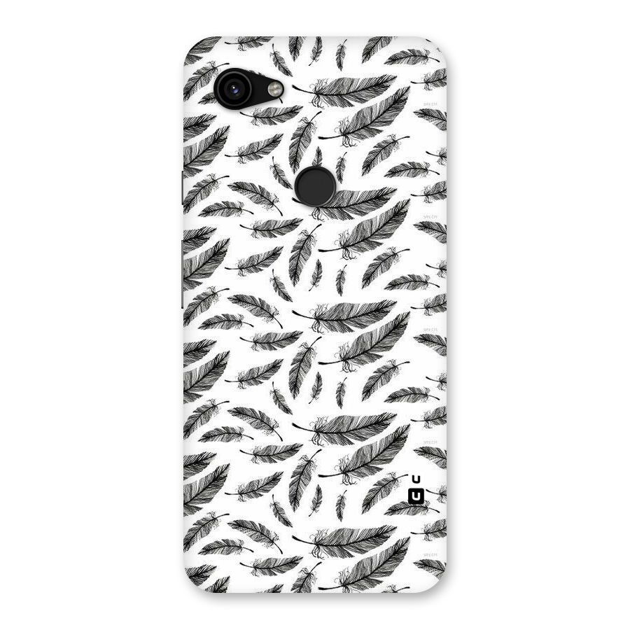Black Feather Back Case for Google Pixel 3a XL