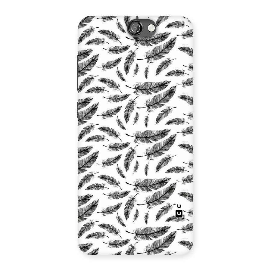 Black Feather Back Case for HTC One A9